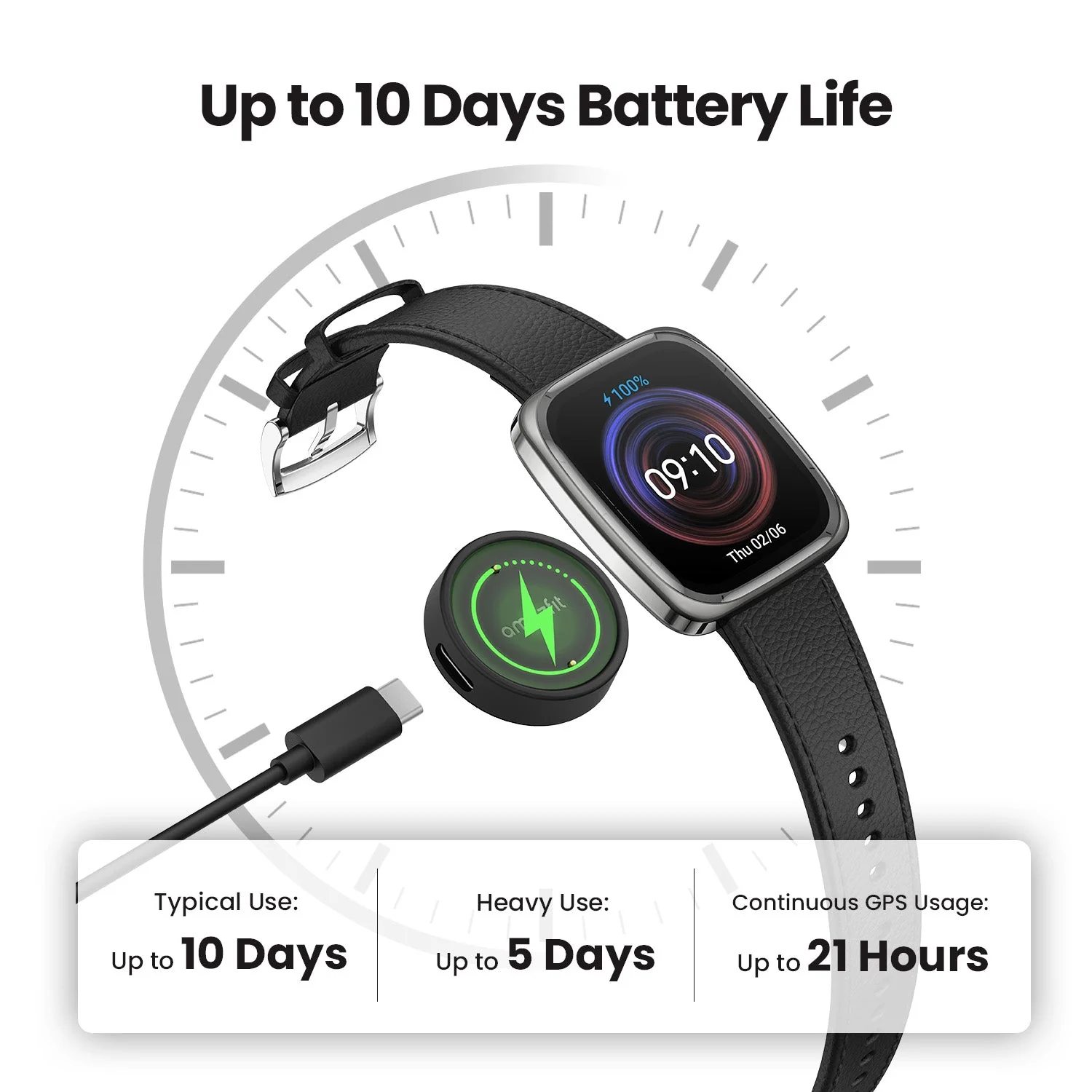 Amazfit Active 2 Square Smartwatch – AMOLED Fitness & Lifestyle Watch - Image 11
