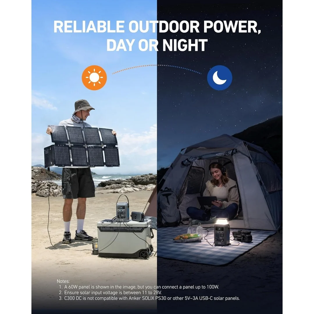 Anker Solix C300 Portable Battery Power Station 288W | A1728011 - Image 6
