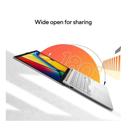 Asus Vivobook Go 15″ FHD Laptop | Ryzen 5 7520U, 8 GB, 512 GB (Cool Silver) - Image 7