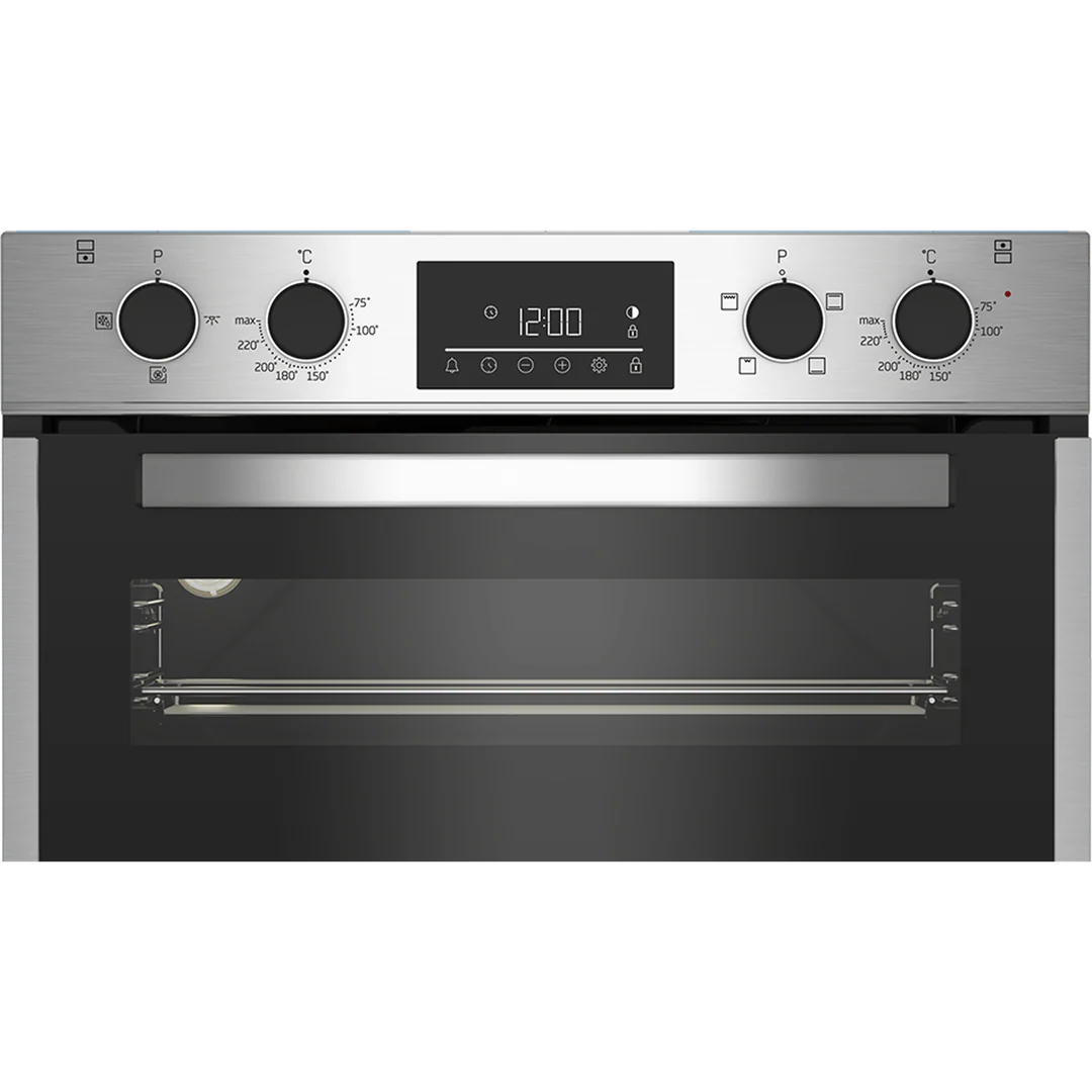 Beko 72cm Built-Under Double Fan Oven with Touch Controls | BBTF26300X - Image 3