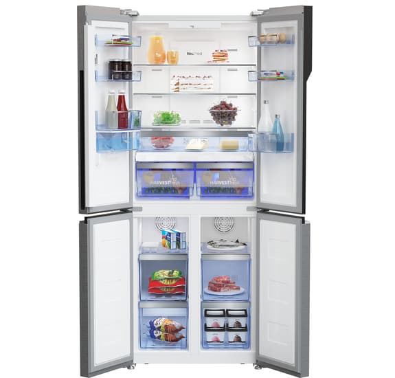 Beko Freestanding American Style Fridge Freezer with HarvestFresh | GNE480EC3DVX - Image 3