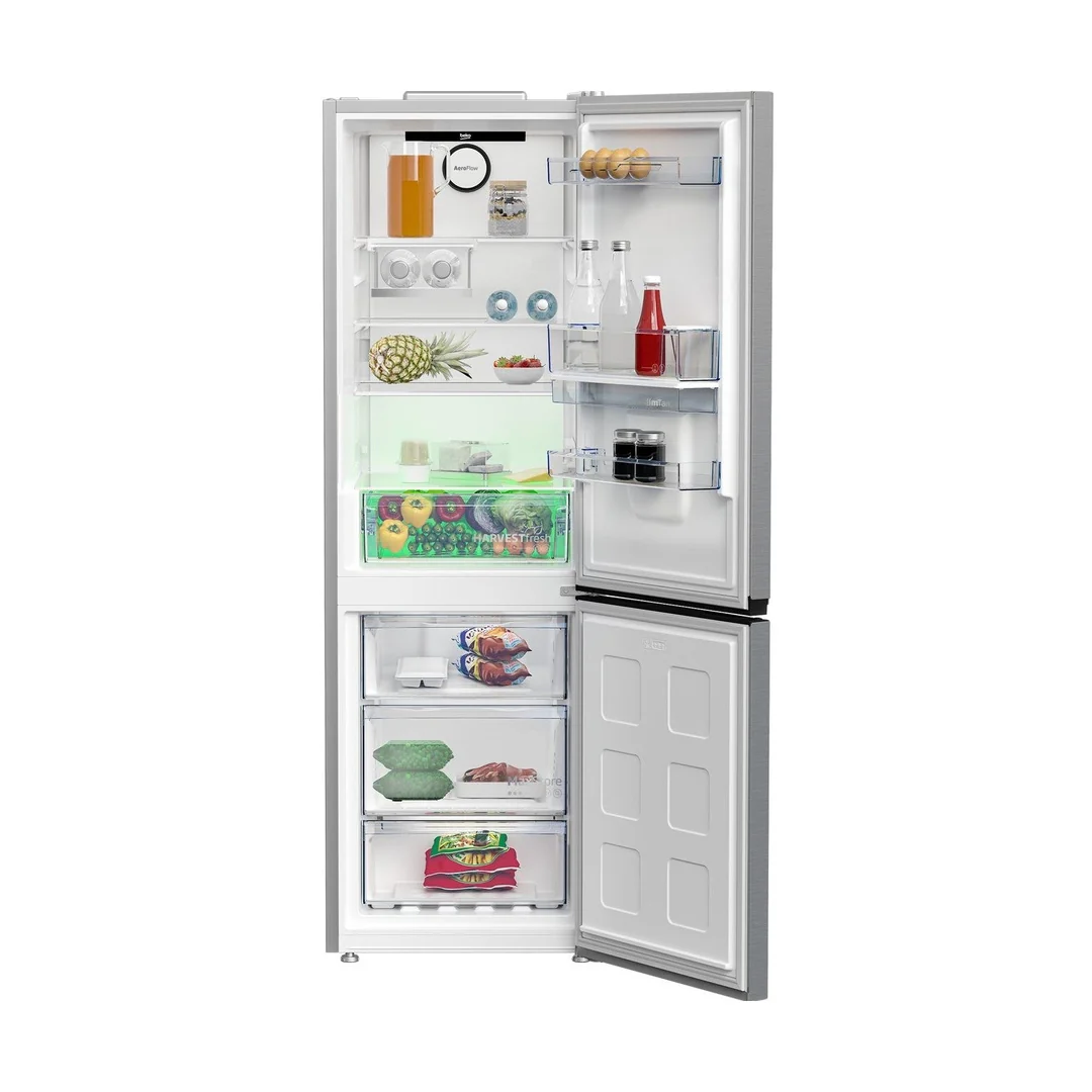 Beko HarvestFresh 60/40 Fridge Freezer - Stainless Steel | CNB3G4686DVPS - Image 4