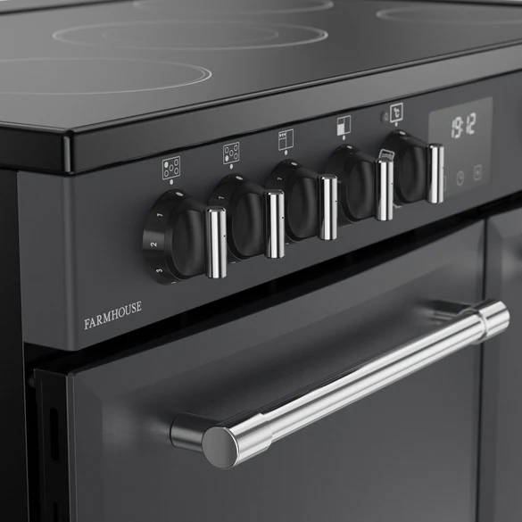 Belling Farmhouse 90 cm Electric Ceramic Range Cooker | FH90EANT - Image 3