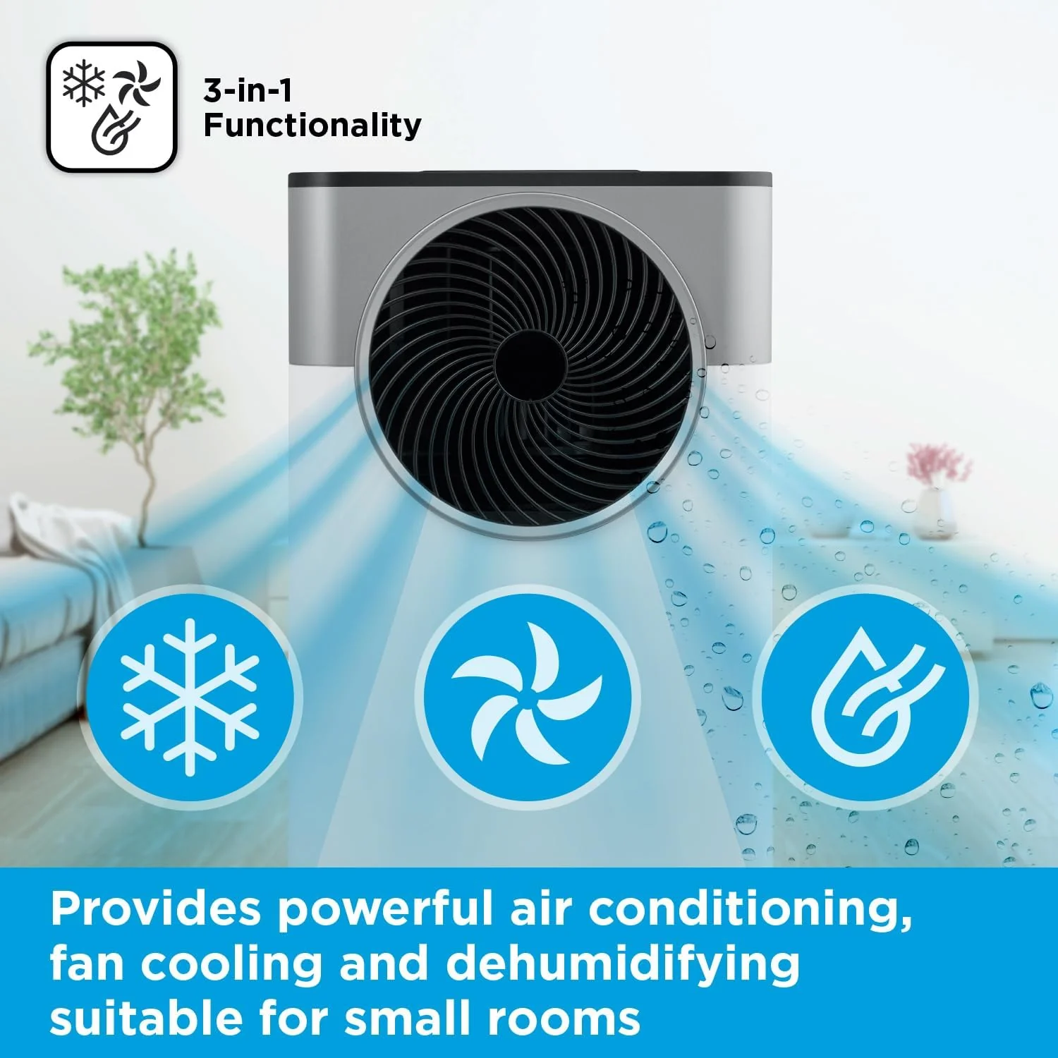 BLACK+DECKER 5,000 BTU Smart Portable Air Conditioner | BXAC40032GB - Image 4