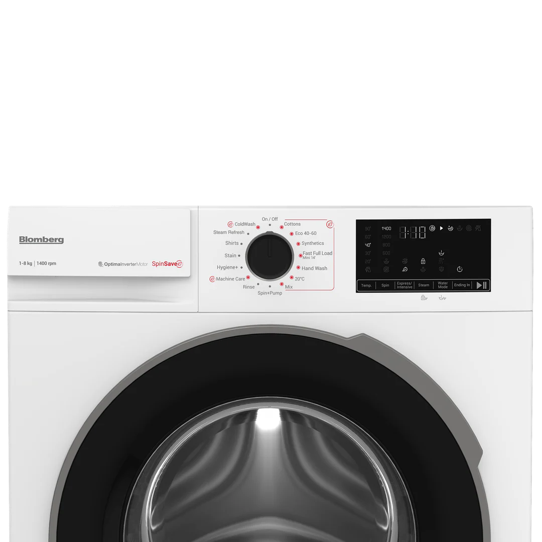 Blomberg 8kg 1400rpm Washing Machine with SpinSave White | LWA18461W - Image 6