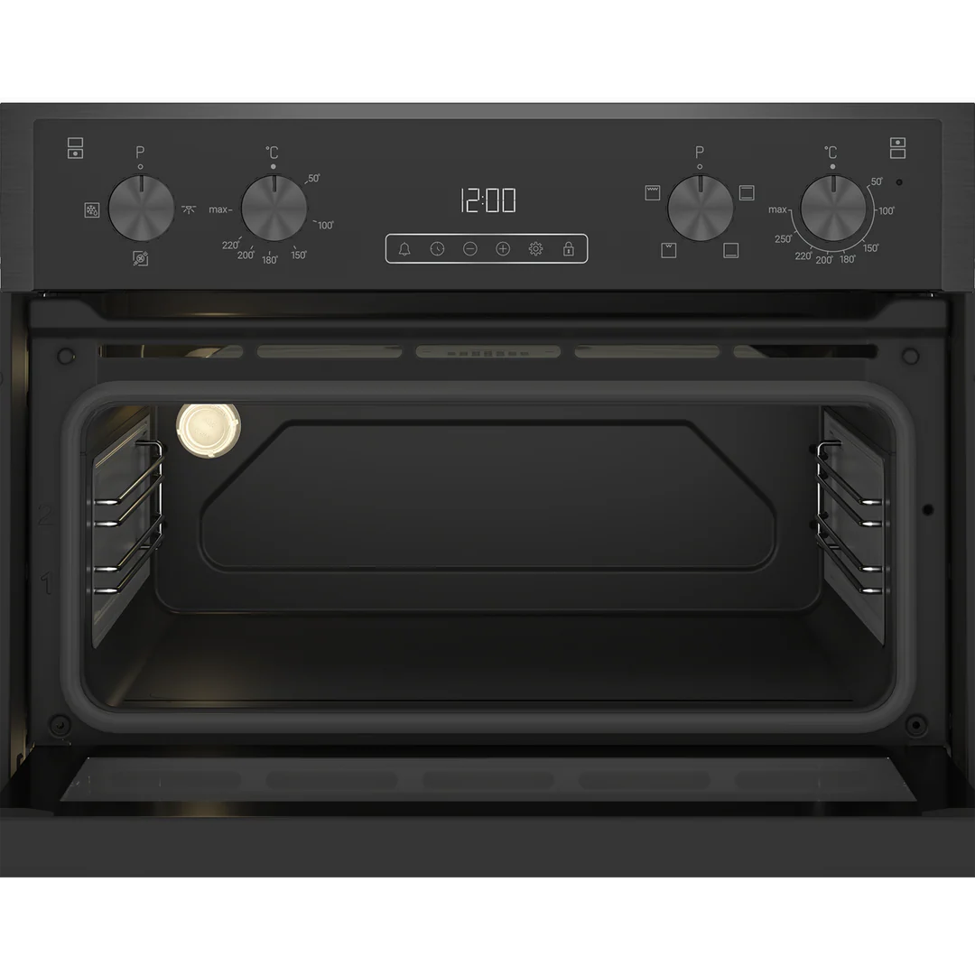 Blomberg 90cm Built-in Fan Double Oven Dark Steel | RODN9202DX - Image 4
