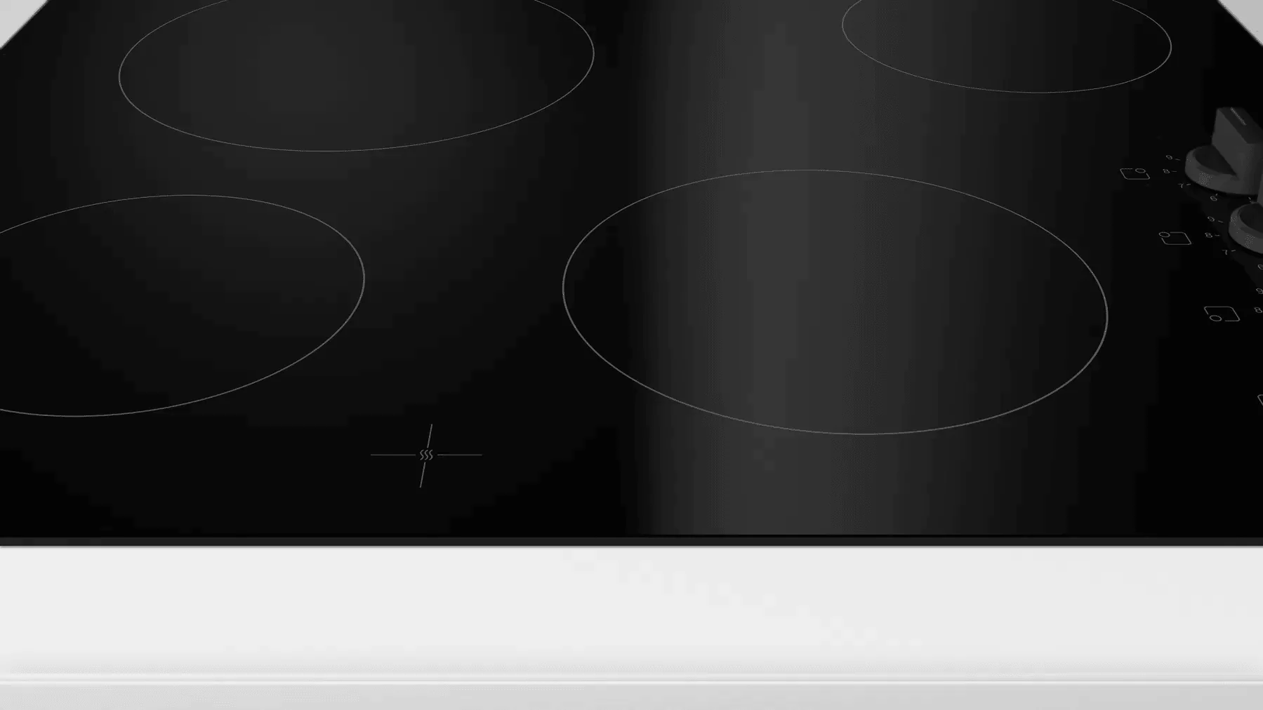 Bosch Serie 2 60cm Built-In 4 Zone Electric Hob Black | PKE611CA3E - Image 3