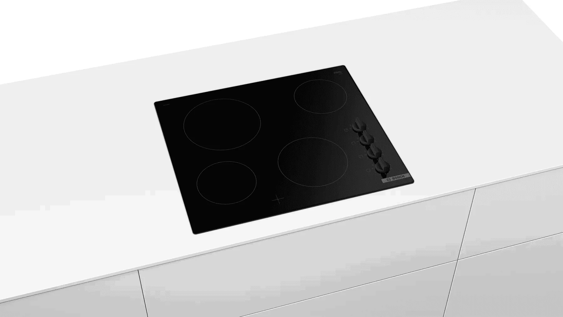 Bosch Serie 2 60cm Built-In 4 Zone Electric Hob Black | PKE611CA3E - Image 4