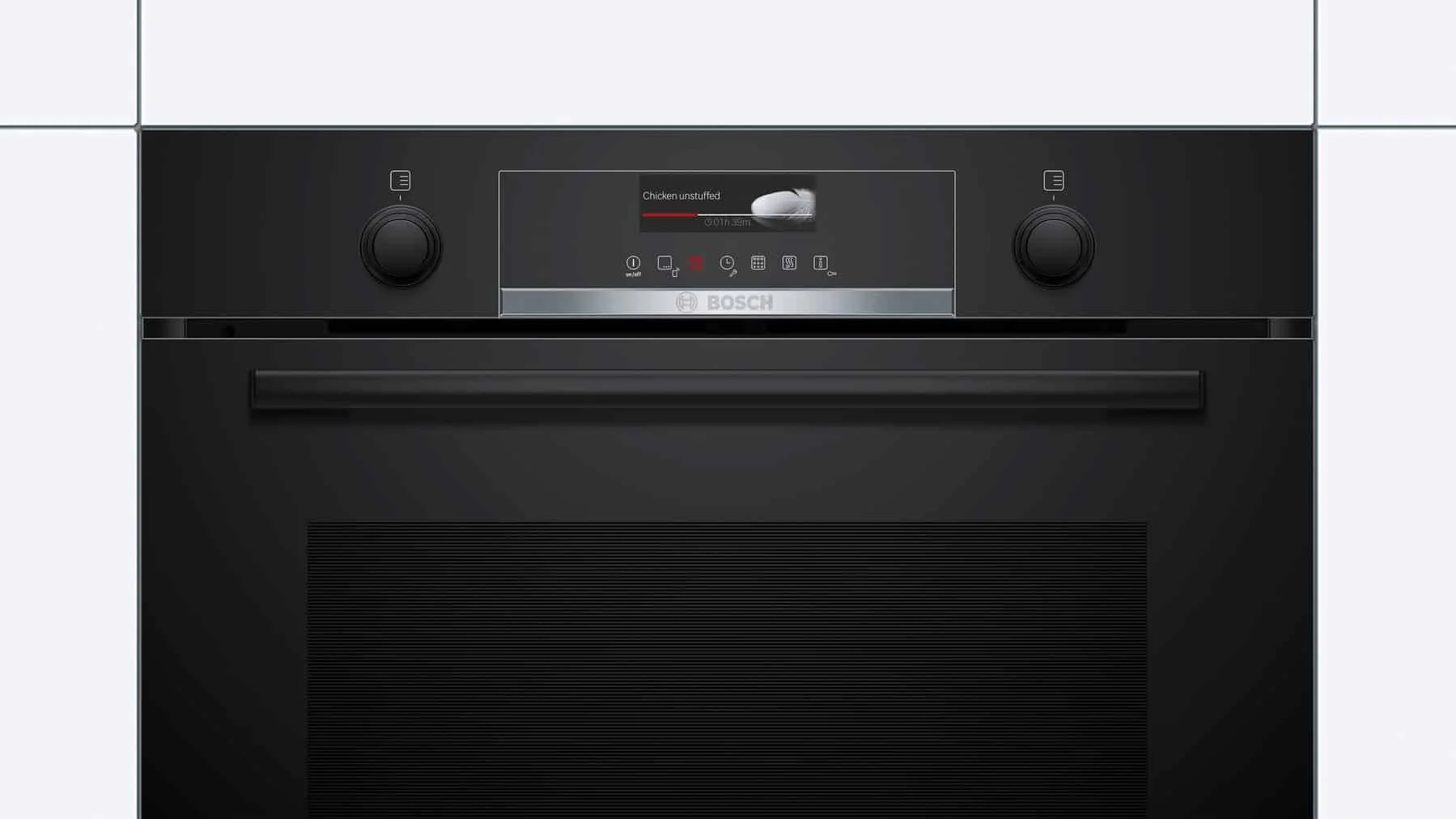 Bosch Serie 6 60cm 71 Litre Built-In Single Oven Black | HBG579BB6B - Image 2