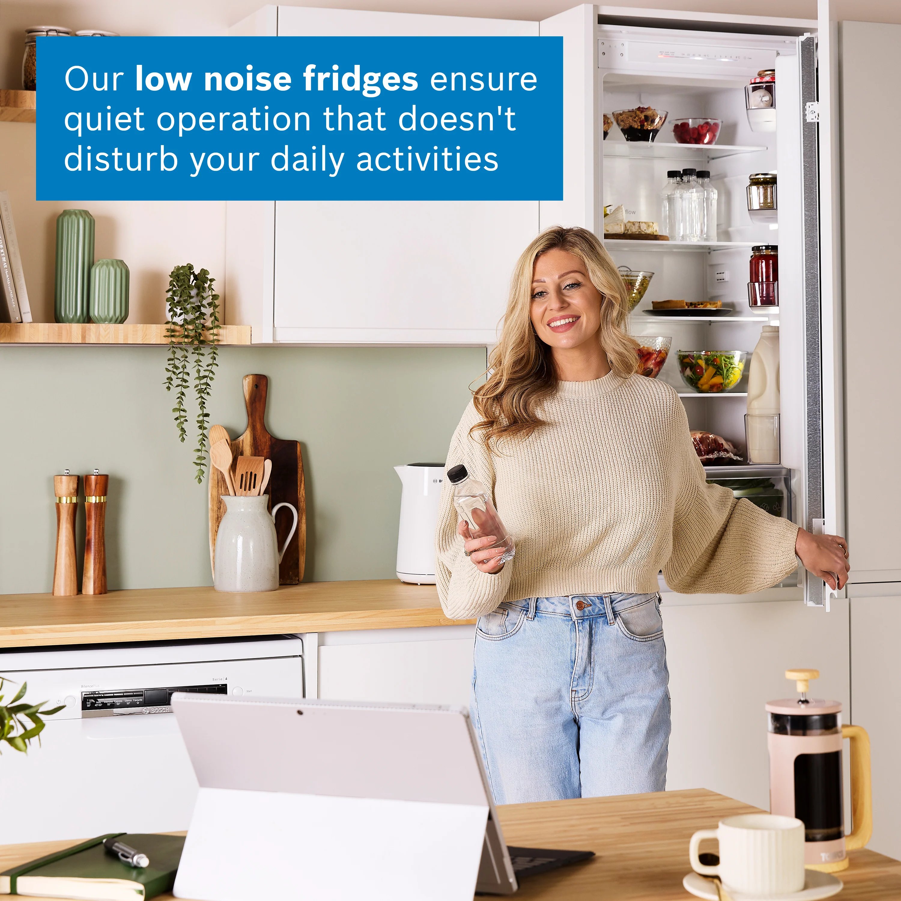 Bosch Series 2 383L Built-In Frost Free Fridge Freezer | KBN96NSE1G - Image 7