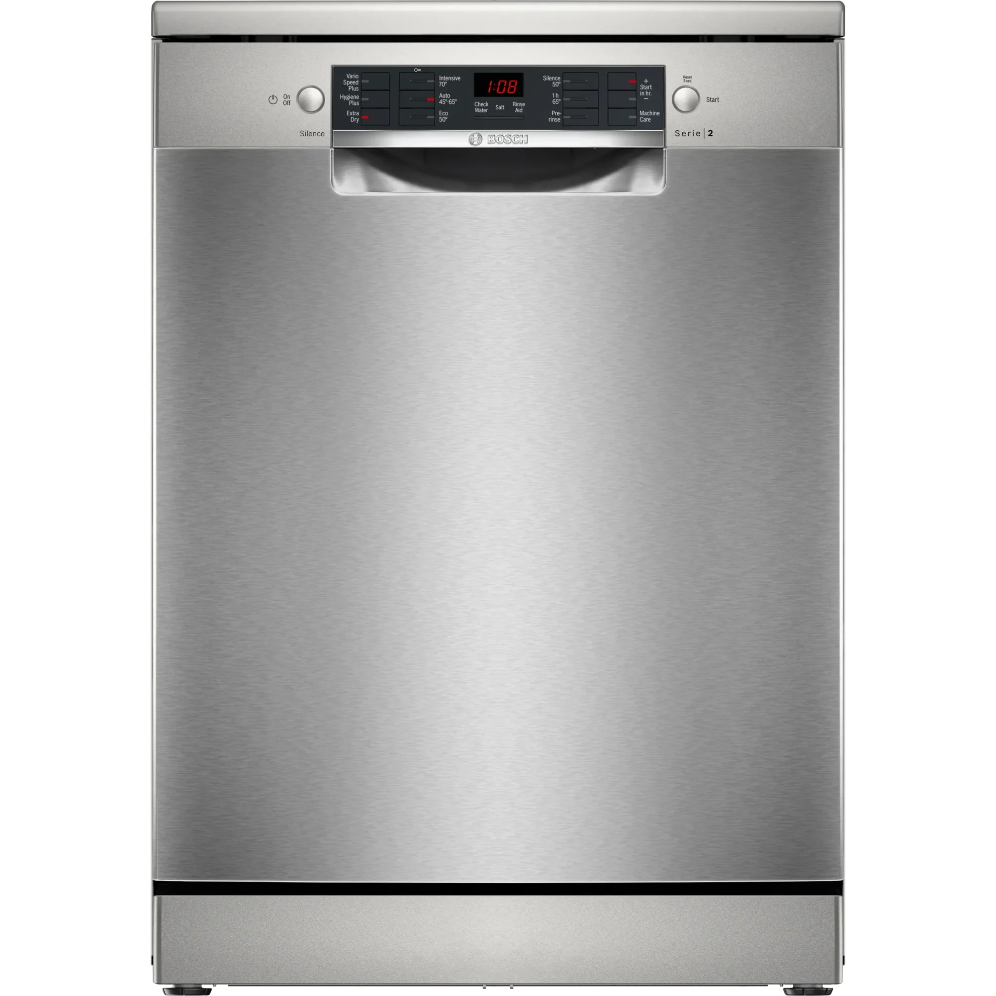 Bosch Series 2 free-standing dishwasher 60 cm Brushed steel anti-fingerprint | SMS26AI08G