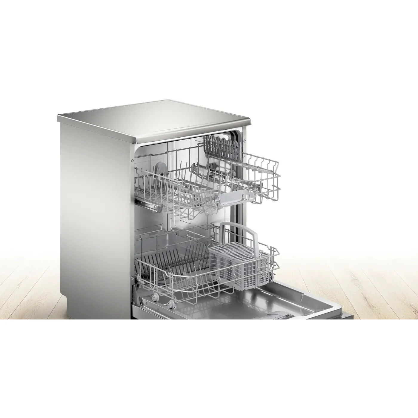 Bosch Series 2 free-standing dishwasher 60 cm Brushed steel anti-fingerprint | SMS26AI08G - Image 4