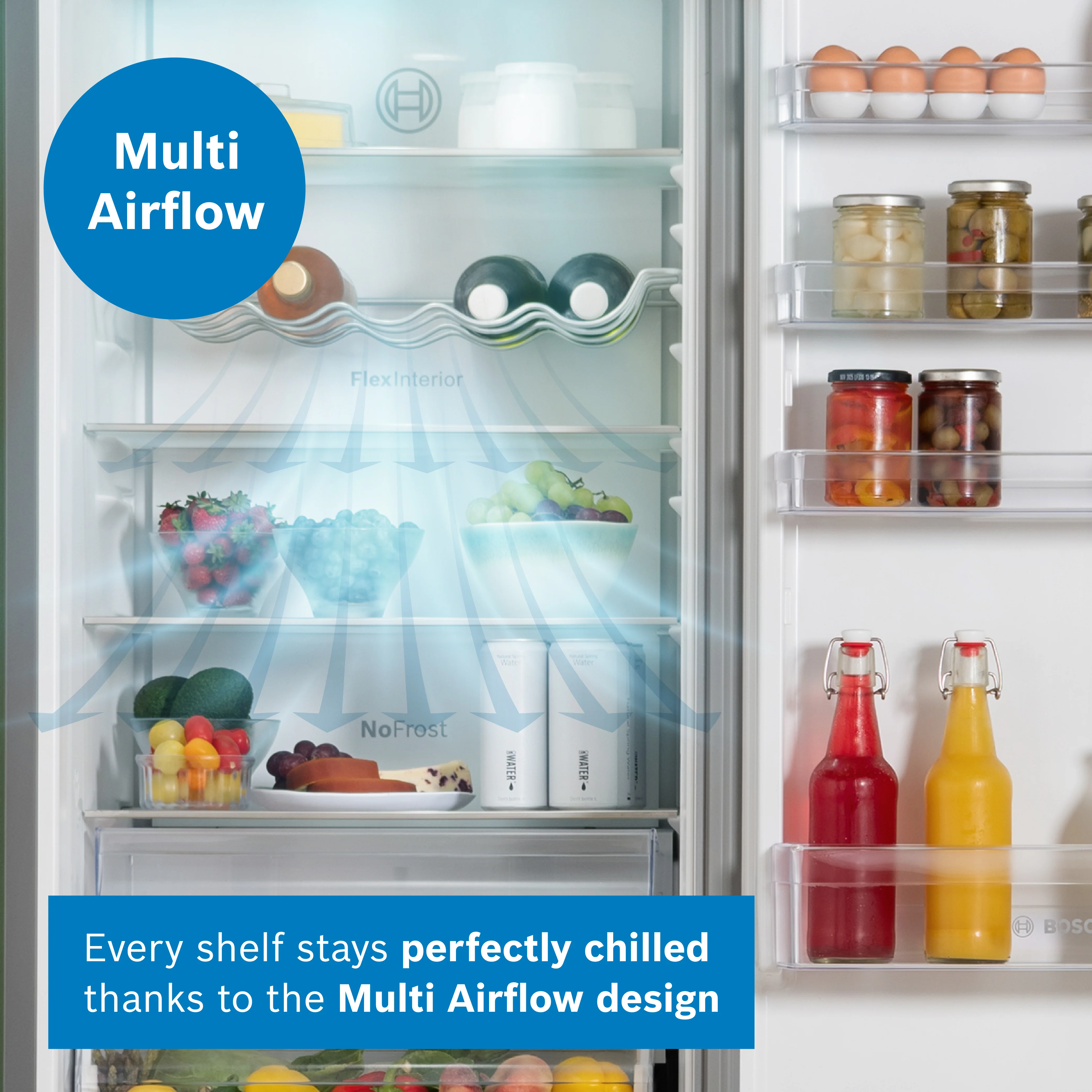 Bosch Series 4 363L 60cm Frost Free Fridge Freezer | KGN392LDFG - Image 7