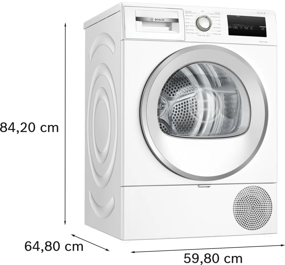 Bosch Series 4 8 kg Heat Pump Tumble Dryer | WTH85224GB - Image 4