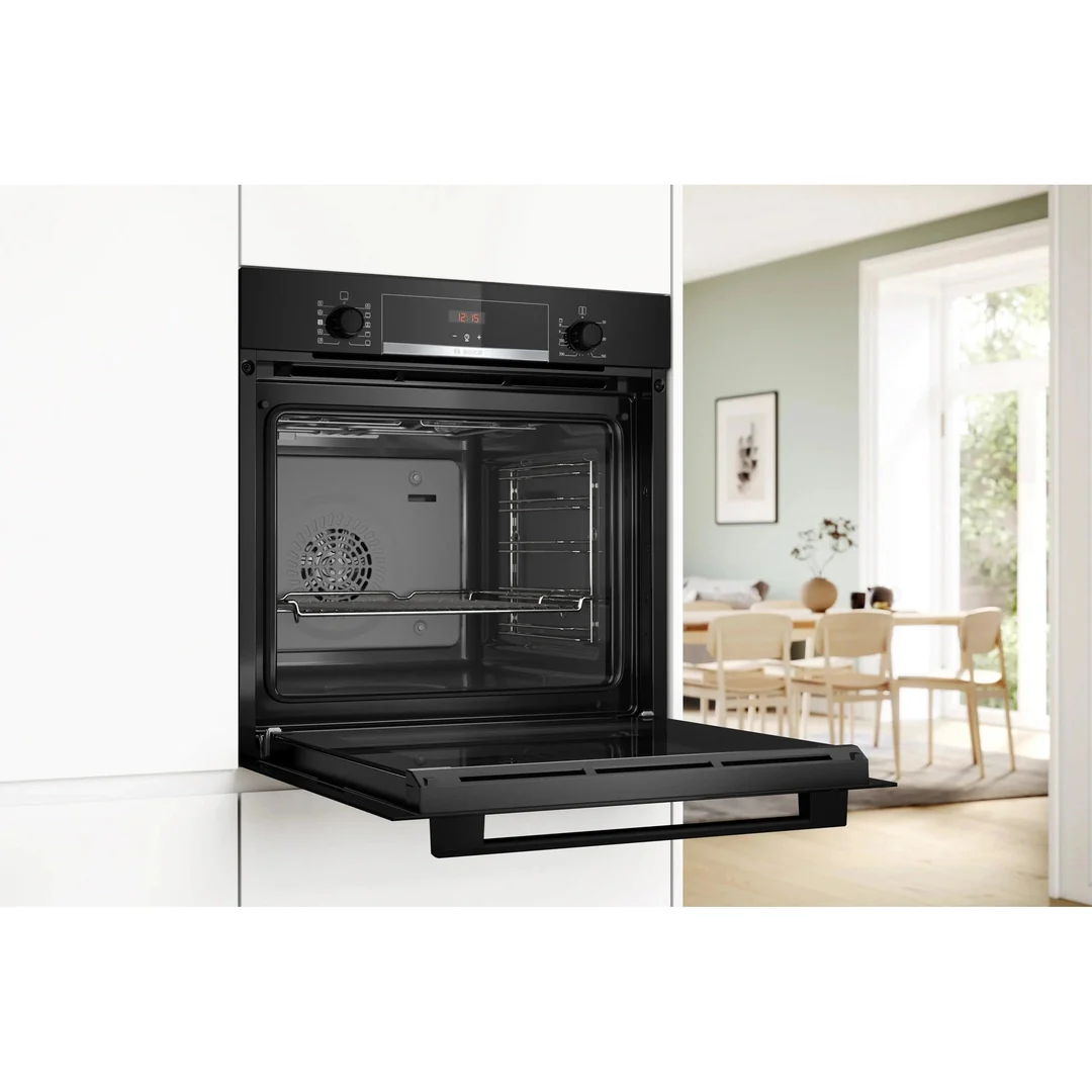 Bosch Series 4 Built-in oven with added steam function 60 x 60 cm Black | HQA534BB3B - Image 5