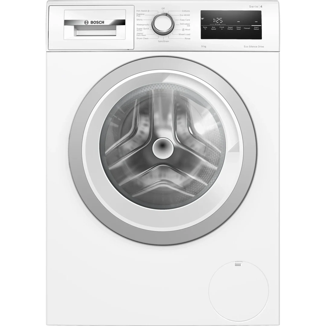 Bosch Series 4 Washing machine, Front Loader 9kg 1400 rpm - White | WAN28259GB