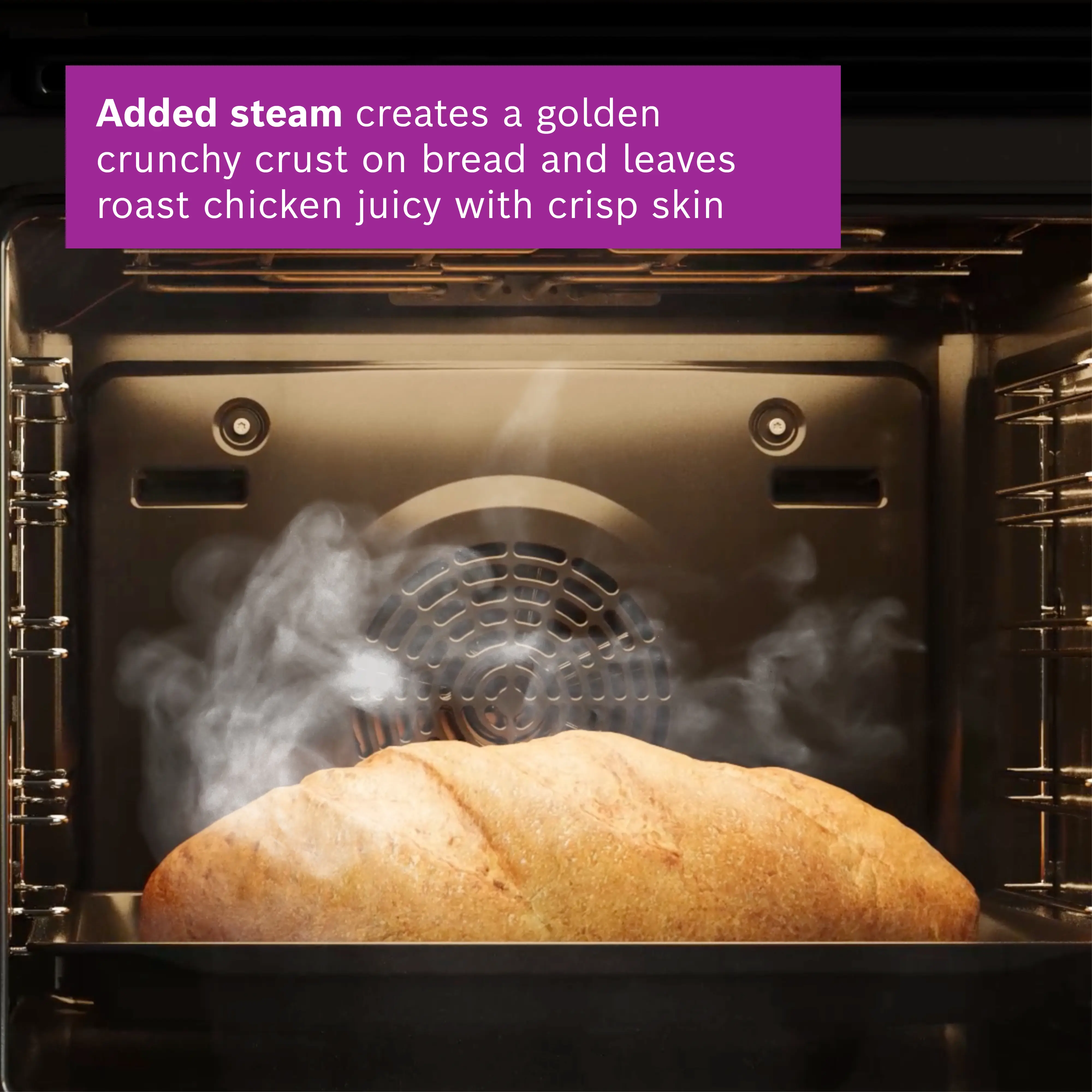 Bosch Series 8 Built-in Steam Oven with FullSteam & Air Fry – Black | HSG7364B1B - Image 7