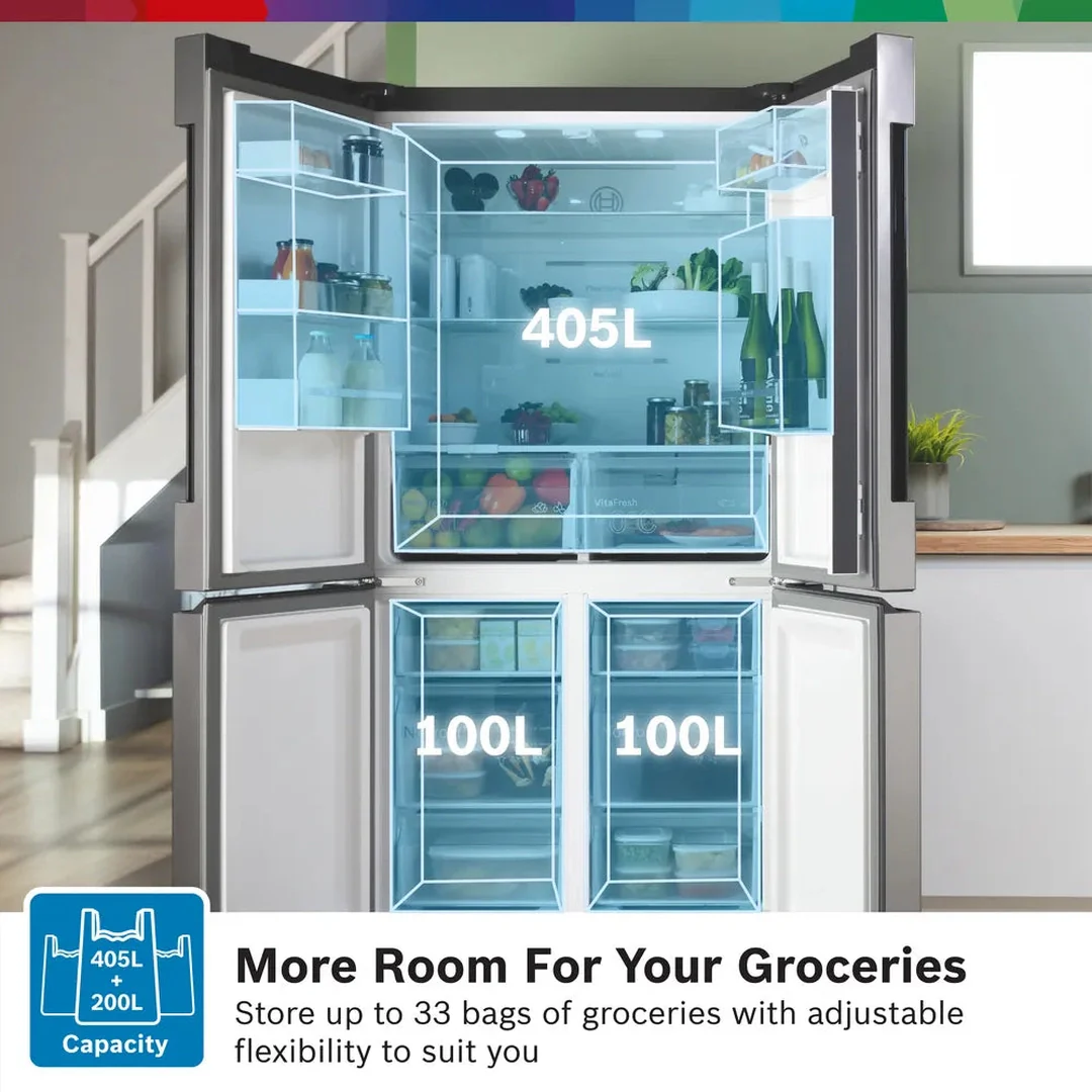 Bosch XXL 4 Door Fridge Freezer | KFN96VPEAG - Image 11