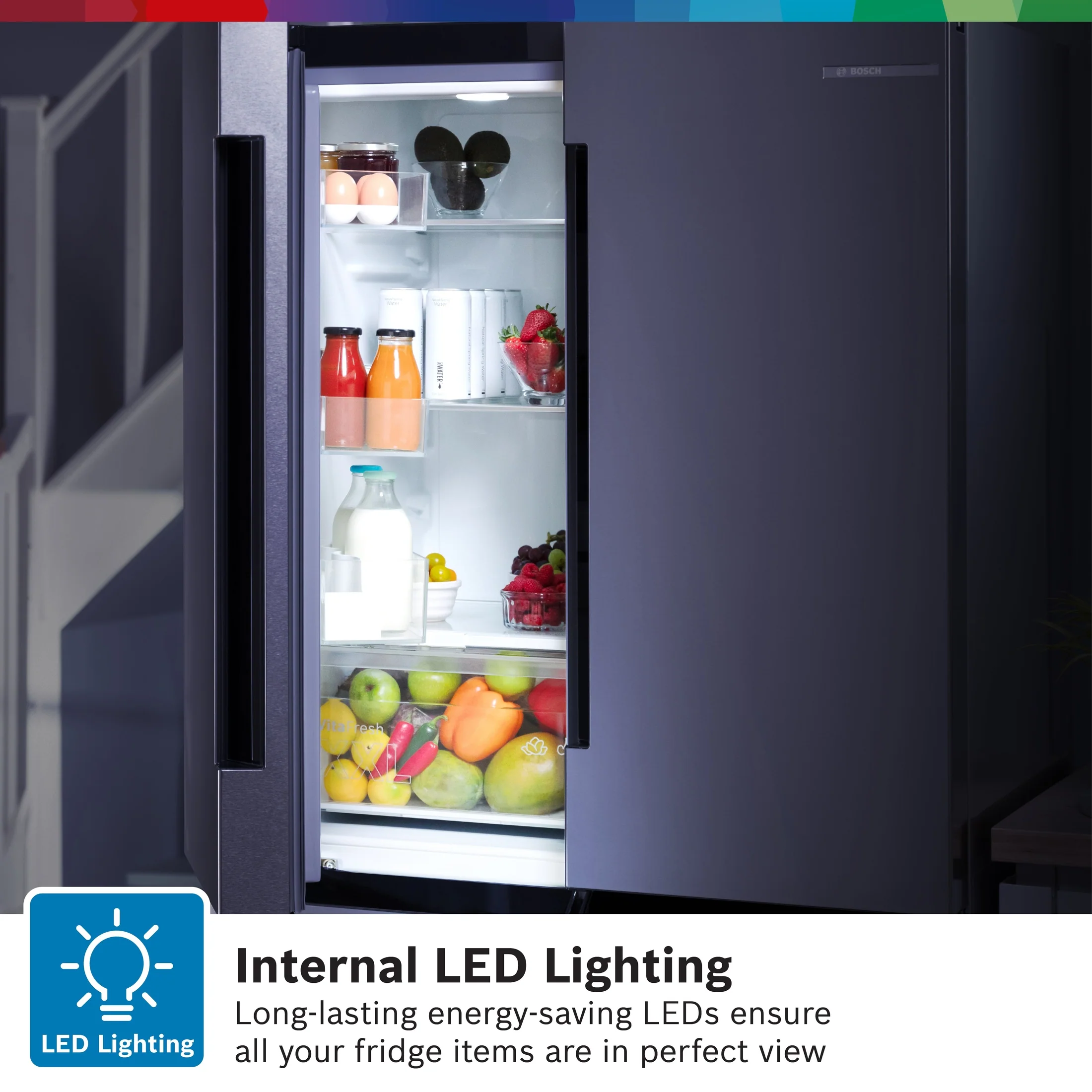Bosch XXL 4 Door Fridge Freezer | KFN96VPEAG - Image 17