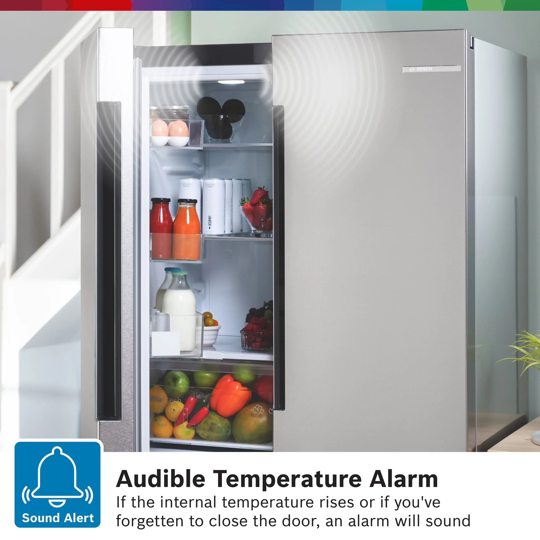 Bosch XXL 4 Door Fridge Freezer | KFN96VPEAG - Image 22