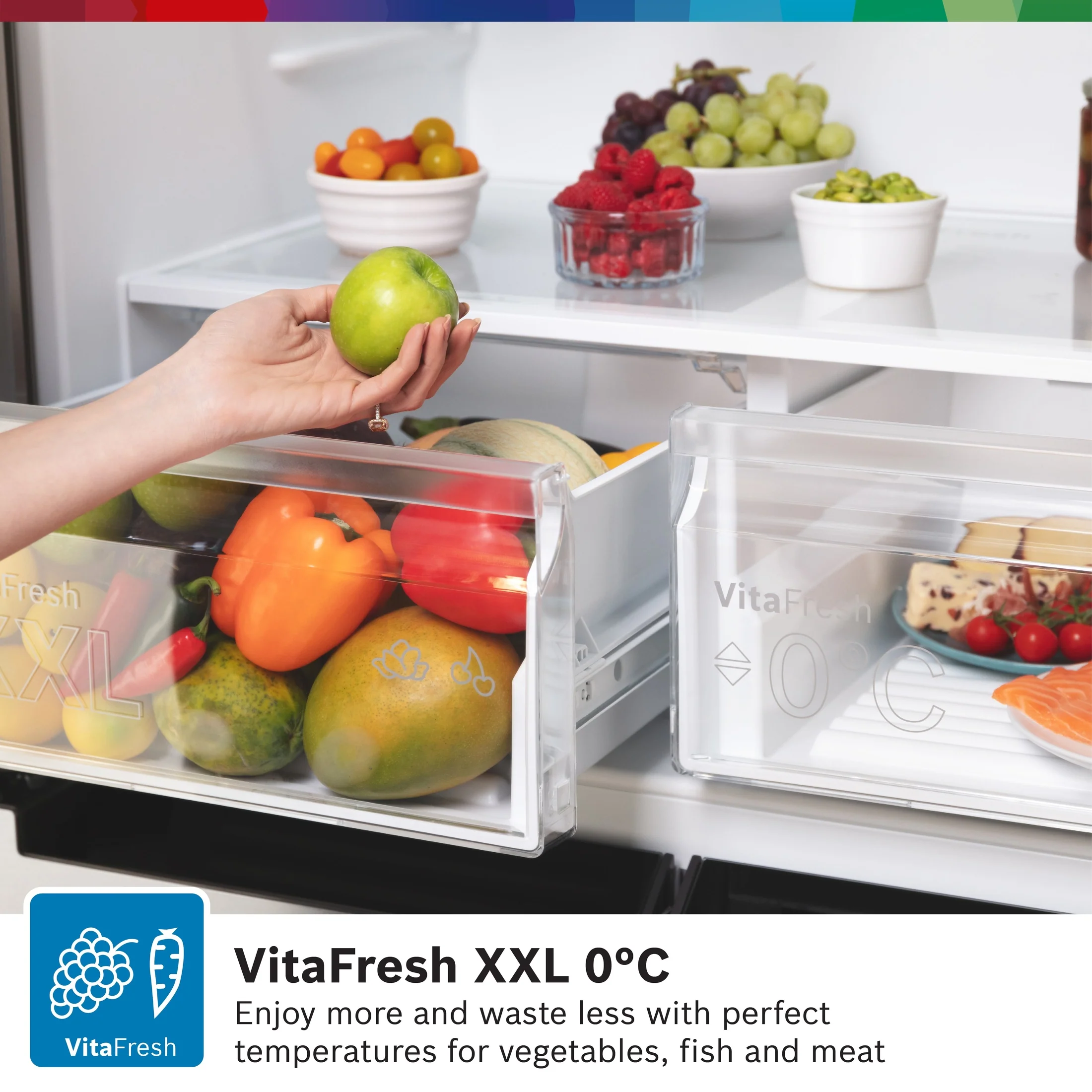 Bosch XXL 4 Door Fridge Freezer | KFN96VPEAG - Image 23