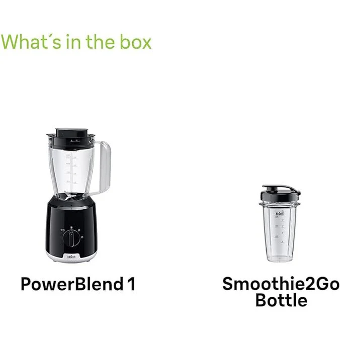 Braun PowerBlend 1 Jug Blender | JB1051BK - Image 3