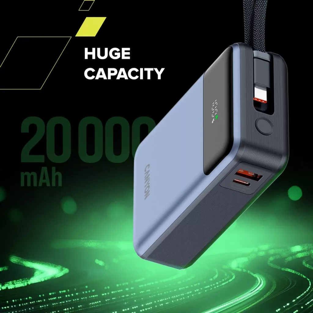 Canyon Power Bank OnPower PB-600 20,000mAh | CNS-CPB600DG - Image 6