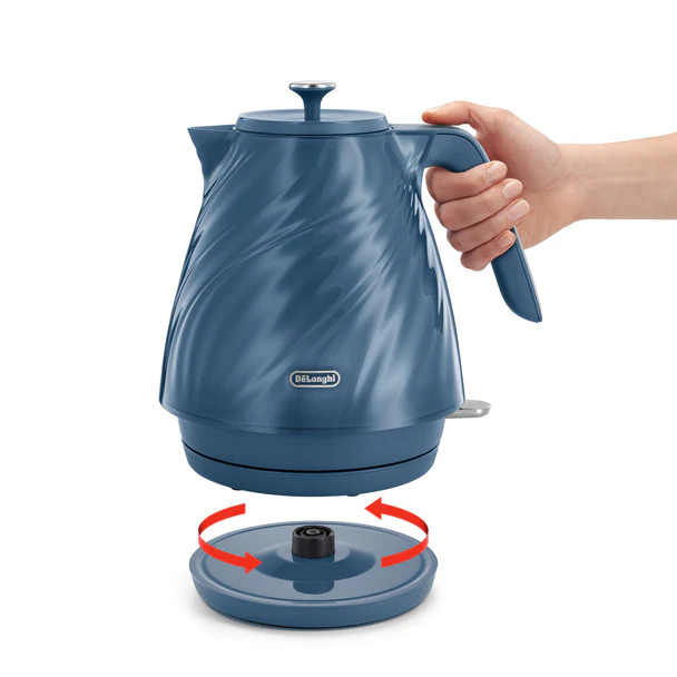 De’Longhi Ballerina Seta Kettle – Silk Blue | KBDS3001.BL - Image 3