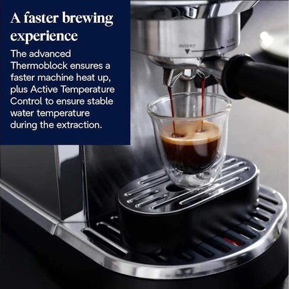 De’Longhi Dedica Maestro Plus Manual Espresso Maker | EC950.M - Image 4