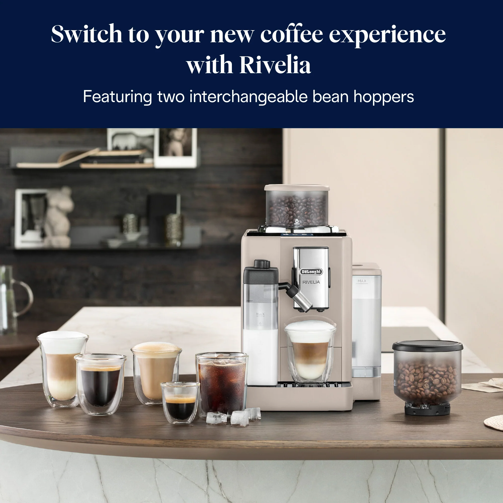 De’Longhi Rivelia Bean-to-Cup Coffee Machine | EXAM440.55.BG - Image 3