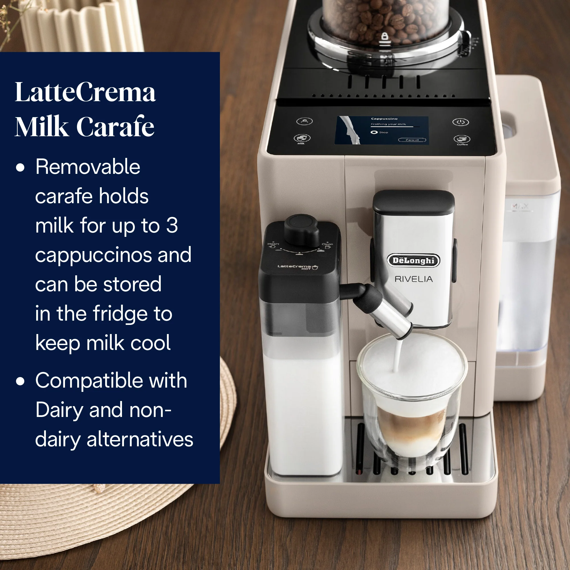 De’Longhi Rivelia Bean-to-Cup Coffee Machine | EXAM440.55.BG - Image 7
