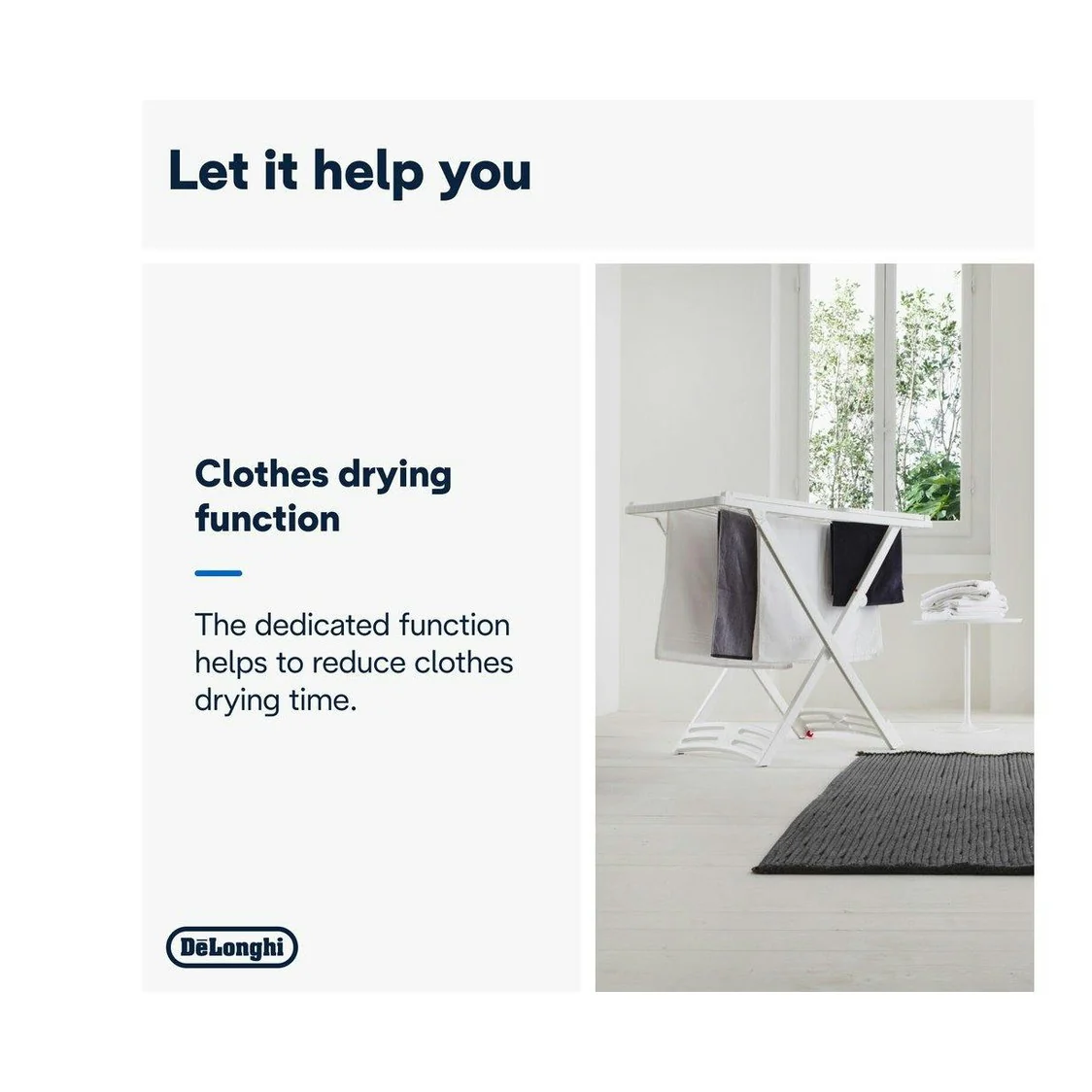 De’Longhi Tasciugo AriaDry Multi Dehumidifier 12 L/day | DEX212SF - Image 3
