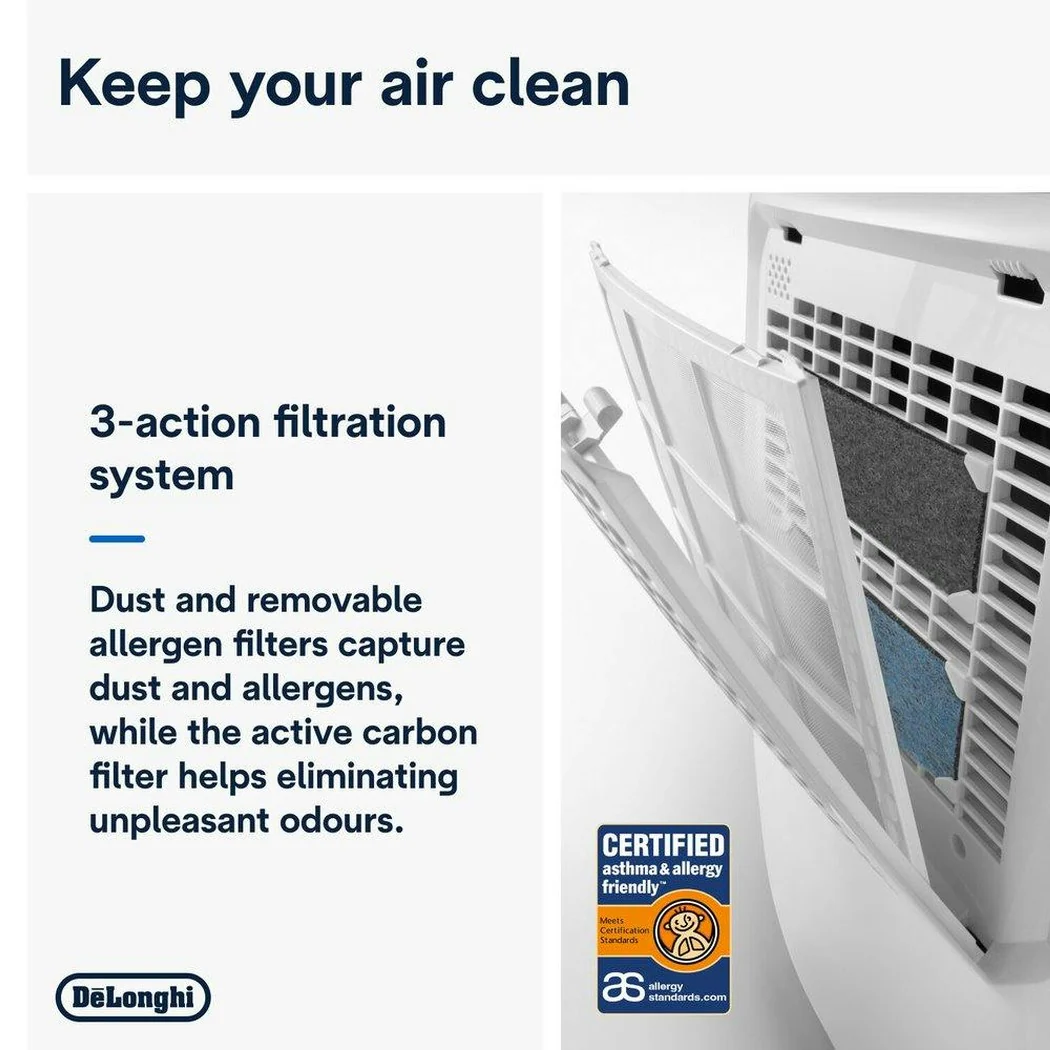 De’Longhi Tasciugo AriaDry Multi Dehumidifier 12 L/day | DEX212SF - Image 4