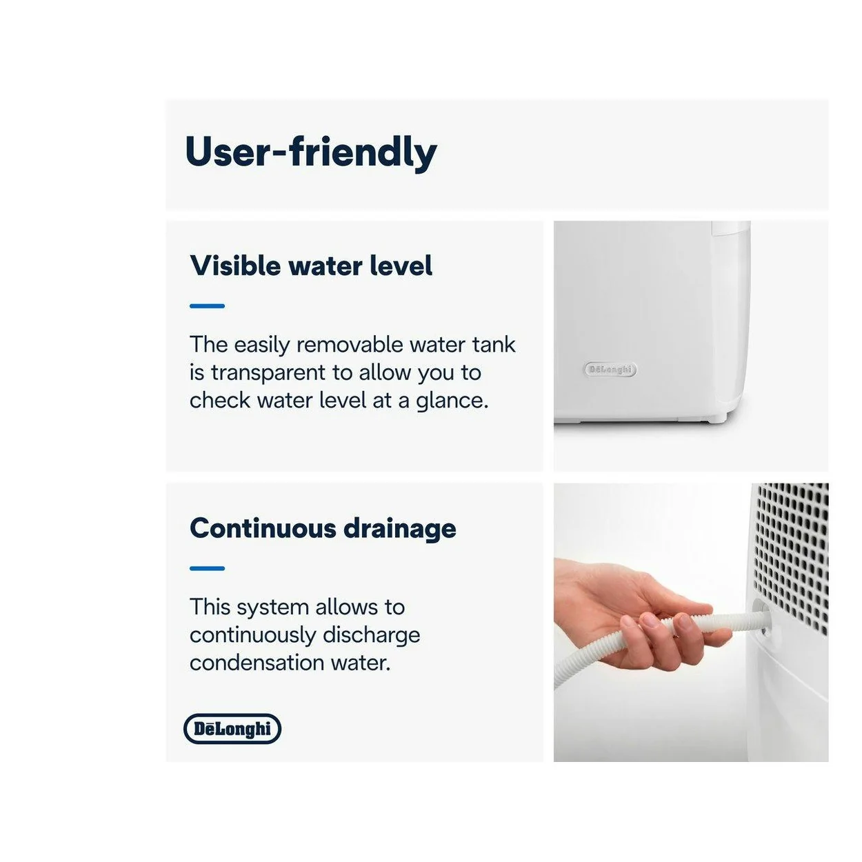 De’Longhi Tasciugo AriaDry Multi Dehumidifier 12 L/day | DEX212SF - Image 6