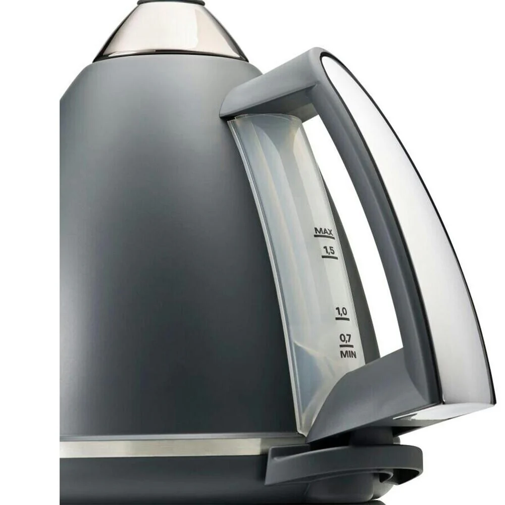 De'Longhi Argento Silva Kettle | KBX3016.GY - Image 2