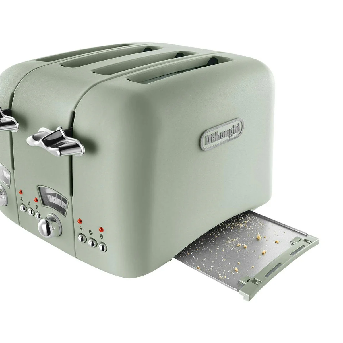 De'Longhi Argento Flora 4 Slice Toaster - Green | CT04.GR - Image 4