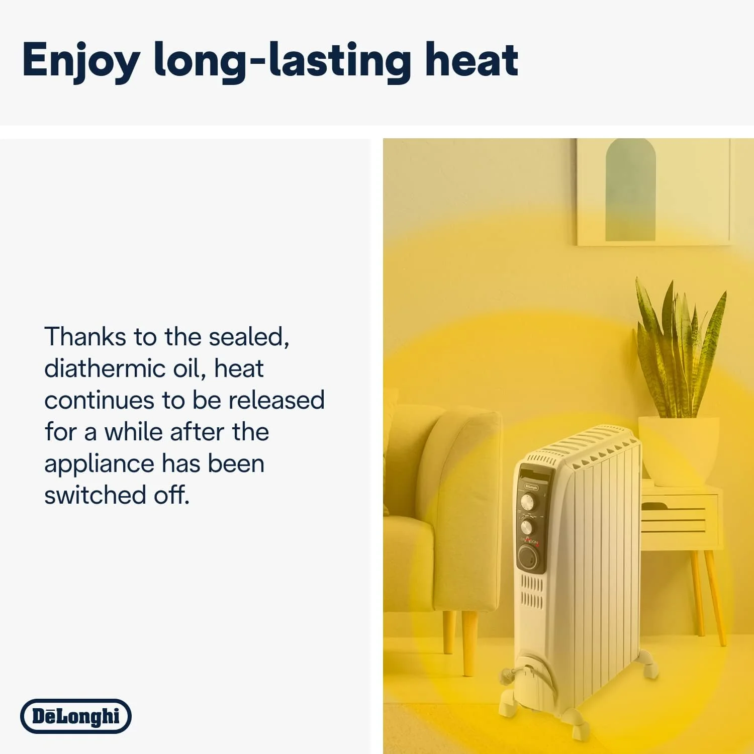 DeLonghi Dragon 4 2KW Oil Filled Radiator | TRD40820T - Image 3