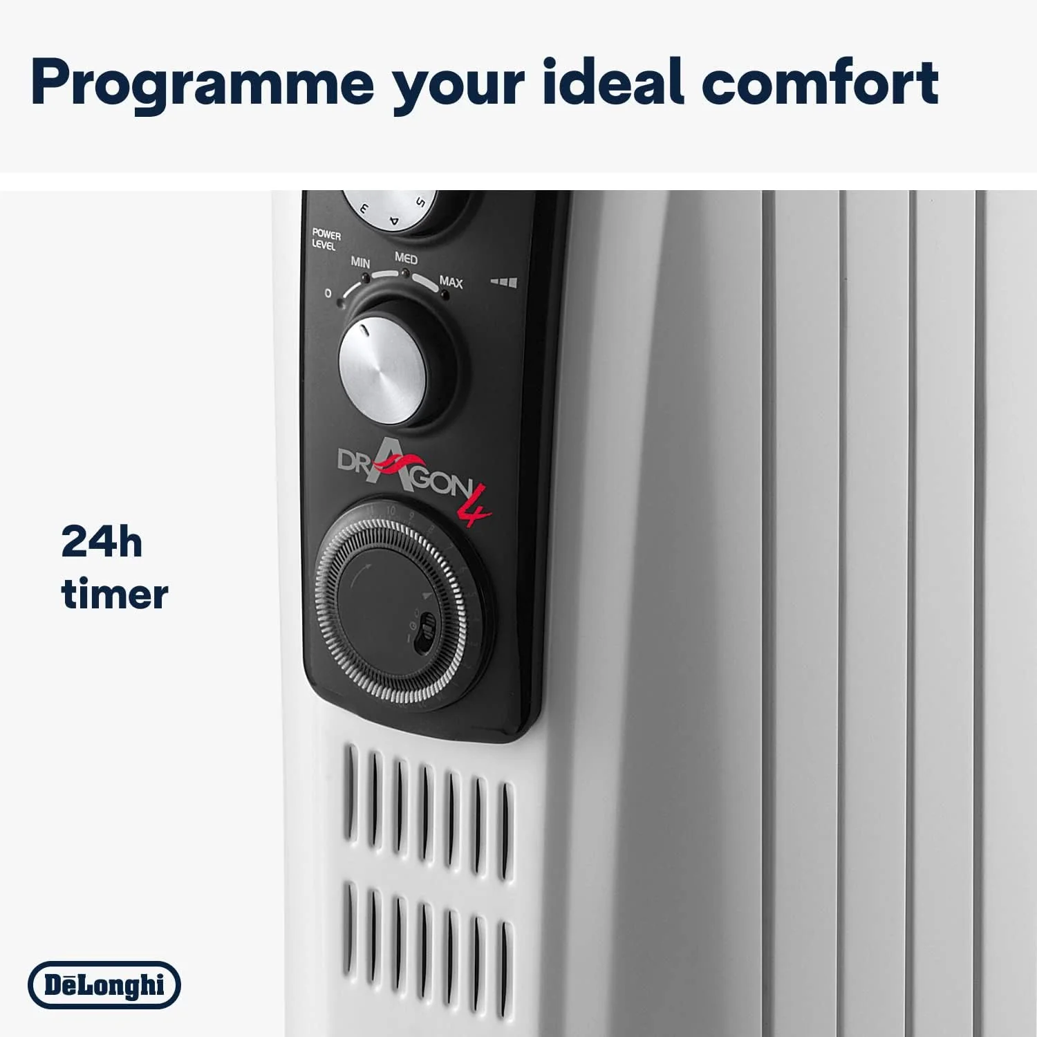 DeLonghi Dragon 4 2KW Oil Filled Radiator | TRD40820T - Image 5