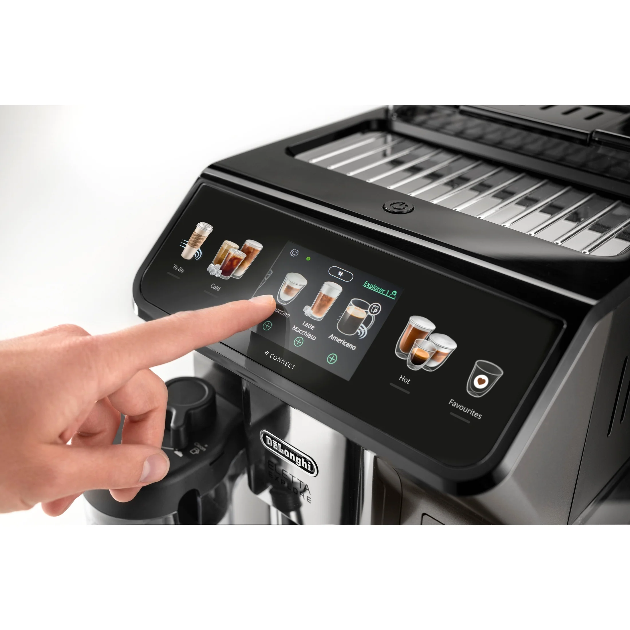 DeLonghi Eletta Explore Fully Automatic Coffee Machine | ECAM450.86.T - Image 2