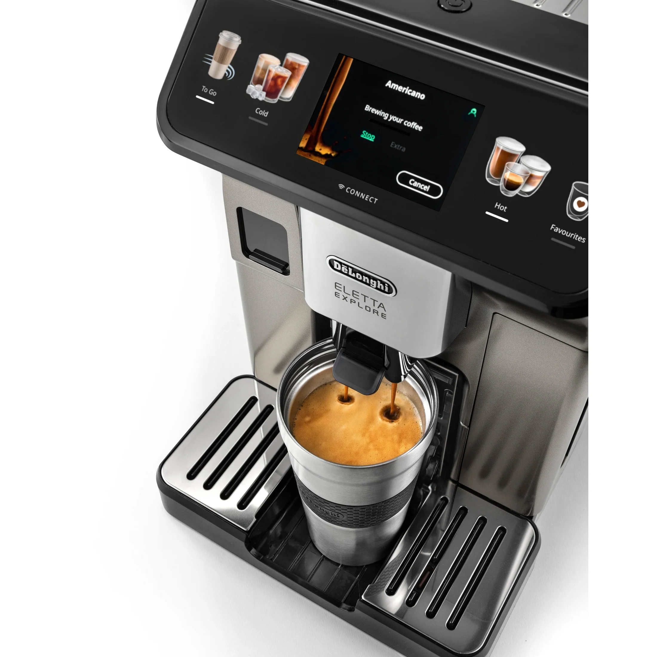 DeLonghi Eletta Explore Fully Automatic Coffee Machine | ECAM450.86.T - Image 6