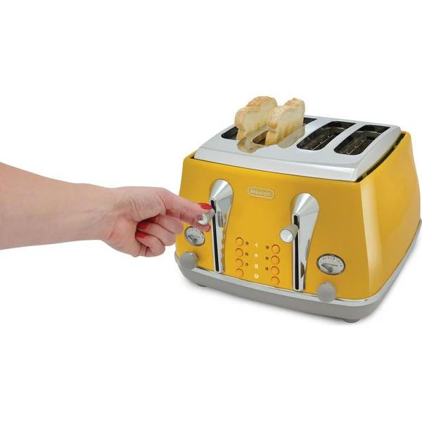 DeLonghi Icona Capitals 4 Slice Toaster | CTOC4003.Y - Image 3