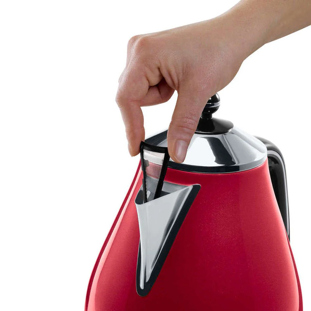 Delonghi 1.7 L Red Kettle | KBOM3001.R - Image 3