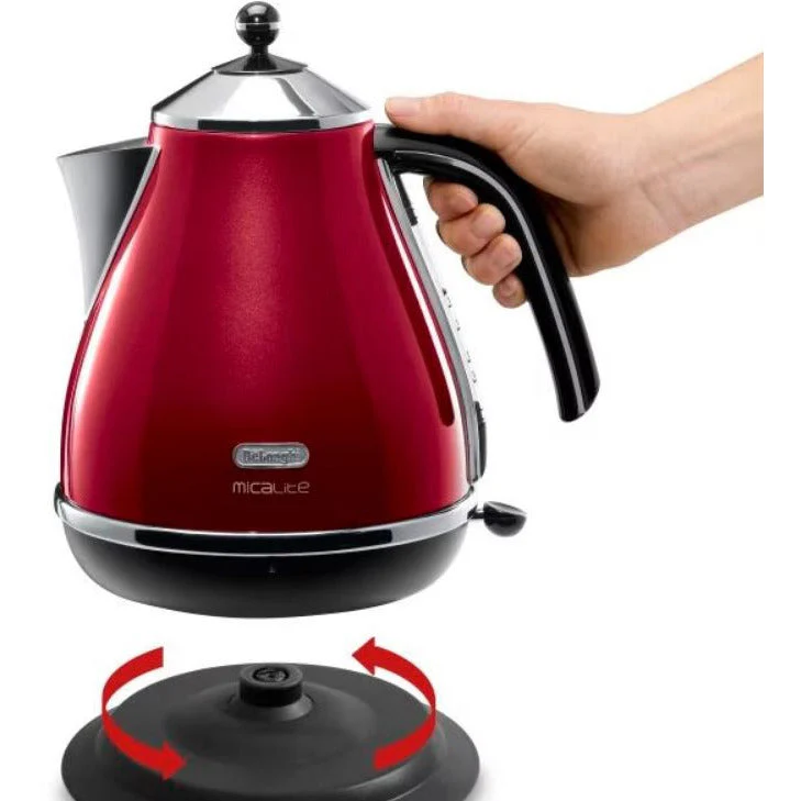 Delonghi 1.7 L Red Kettle | KBOM3001.R - Image 4