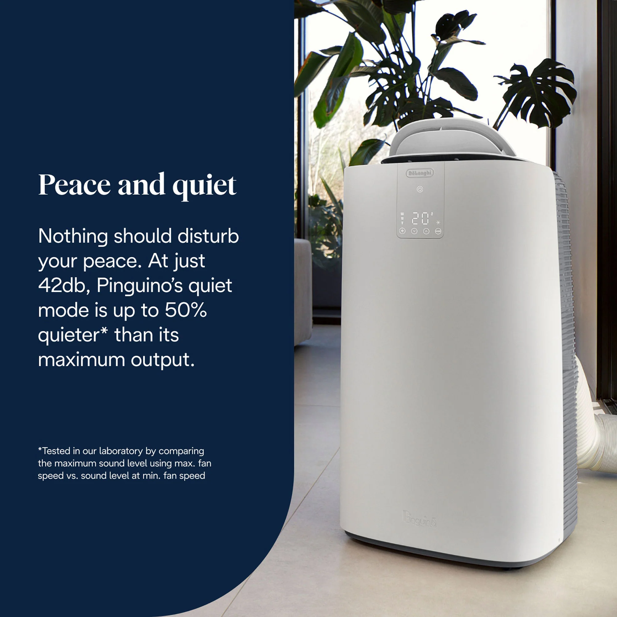 DeLonghi Pinguino AP130i GentleJet Inverter Portable Air Conditioner White | PACAP130IGENTLE - Image 5