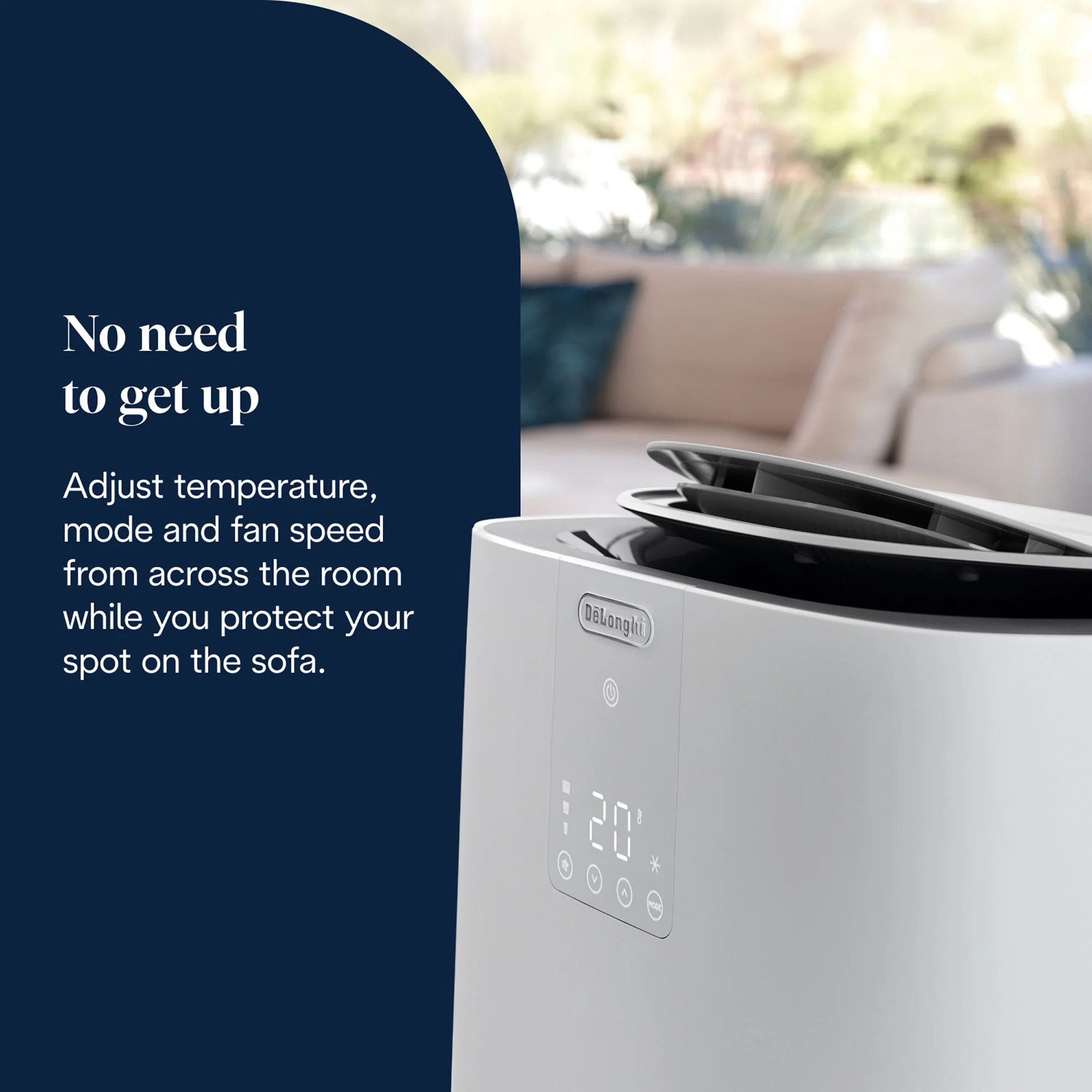DeLonghi Pinguino AP130i GentleJet Inverter Portable Air Conditioner White | PACAP130IGENTLE - Image 6