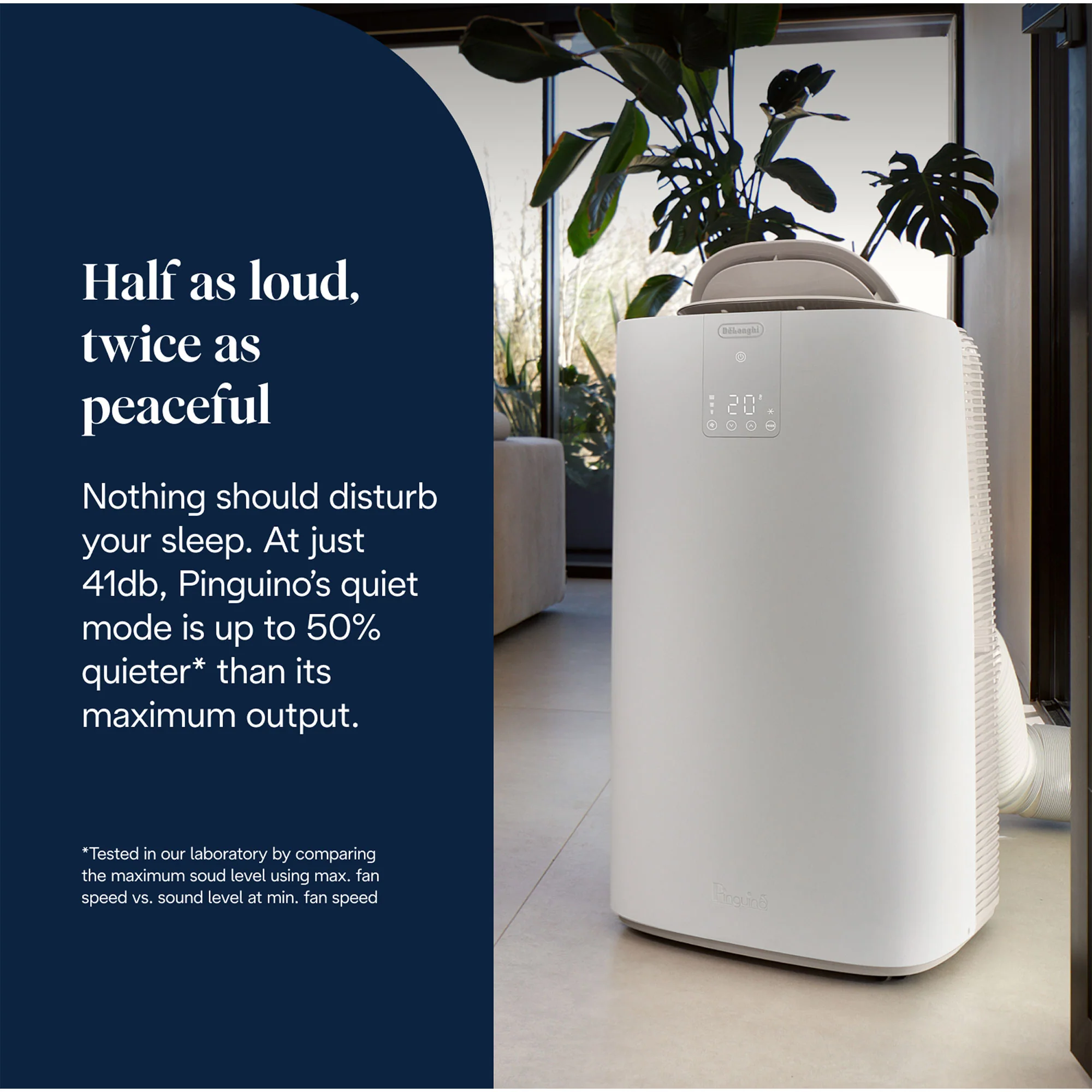 DeLonghi Pinguino AP98 GentleJet Portable Air Conditioner White | PACAP98GENTLEJE - Image 5