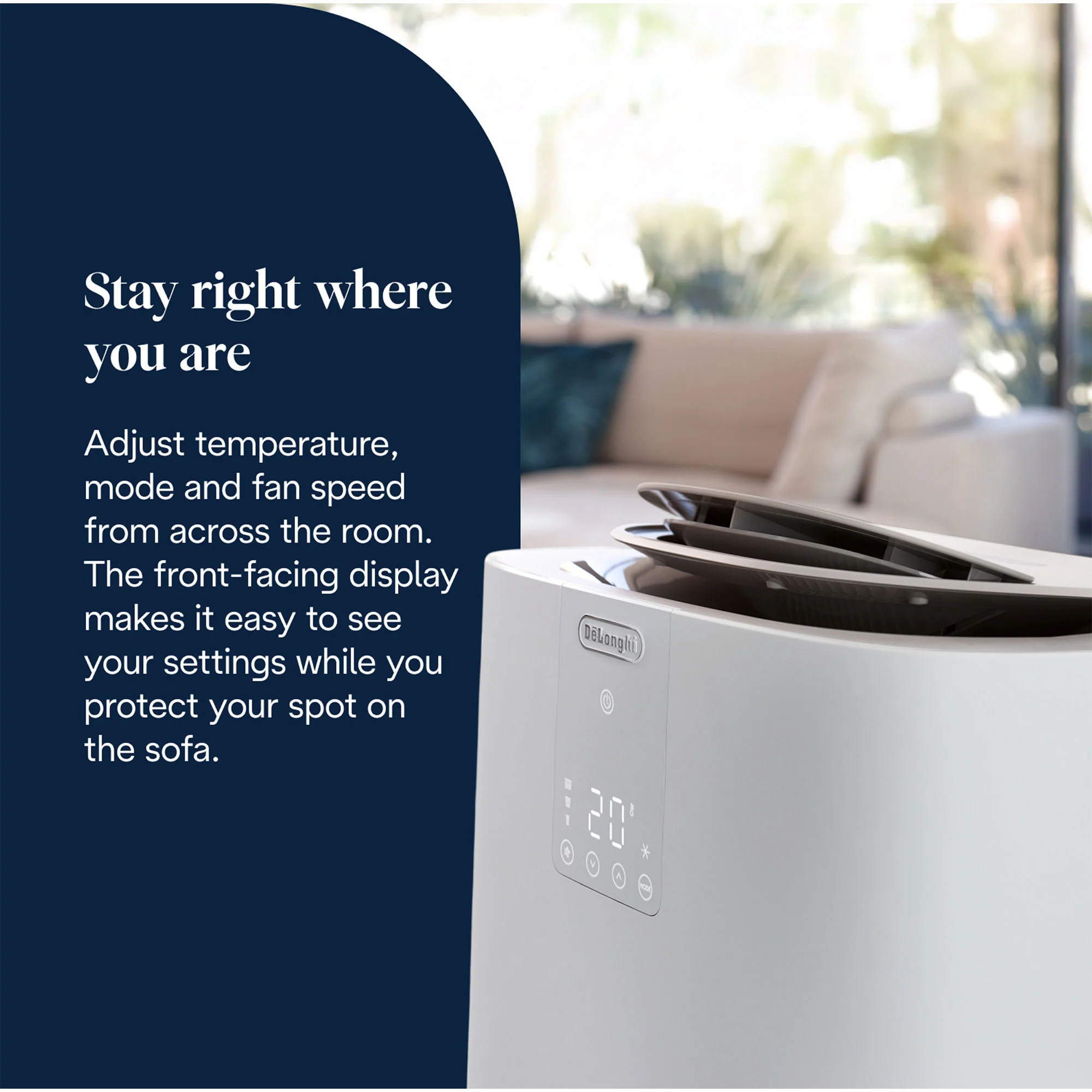 DeLonghi Pinguino AP98 GentleJet Portable Air Conditioner White | PACAP98GENTLEJE - Image 6