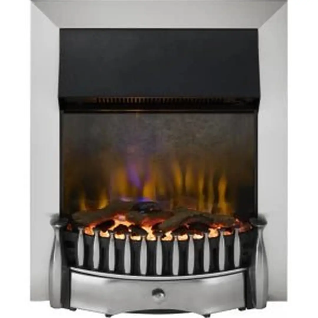 Dimplex Braemer Optiflame Inset Electric Fire | Chrome