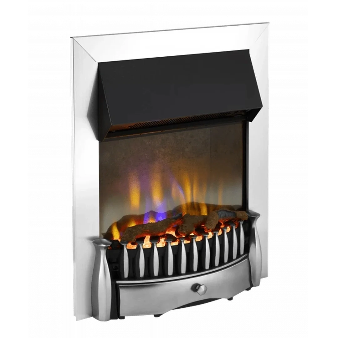 Dimplex Braemer Optiflame Inset Electric Fire | Chrome - Image 2