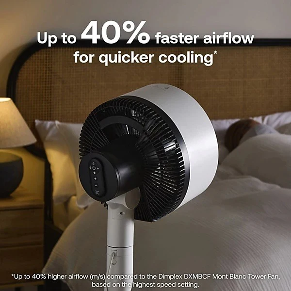 Dimplex Duo Cool Smart 2-in-1 Fan - White | DXACF001 - Image 3